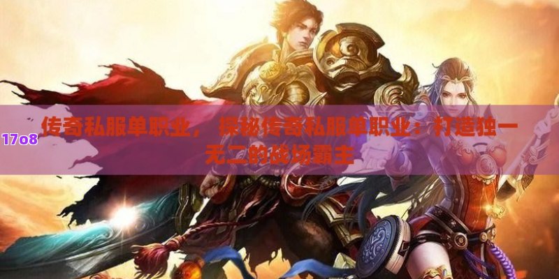 传奇私服单职业， 探秘传奇私服单职业：打造独一无二的战场霸主