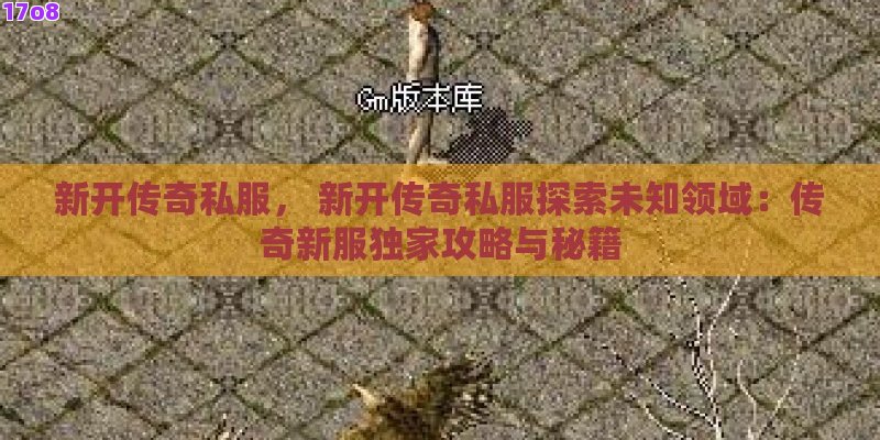 新开传奇私服， 新开传奇私服探索未知领域：传奇新服独家攻略与秘籍