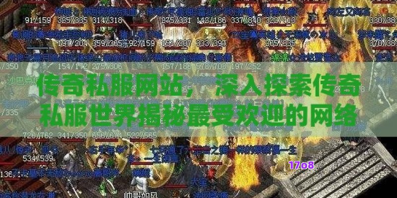 传奇私服网站， 深入探索传奇私服世界揭秘最受欢迎的网络游戏私服平台
