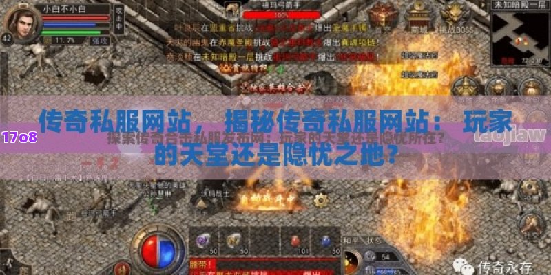 传奇私服网站， 揭秘传奇私服网站： 玩家的天堂还是隐忧之地？