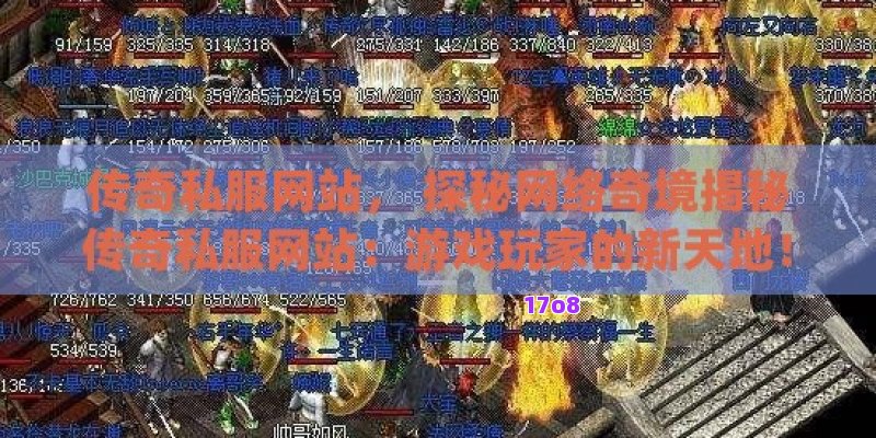 传奇私服网站， 探秘网络奇境揭秘传奇私服网站：游戏玩家的新天地！