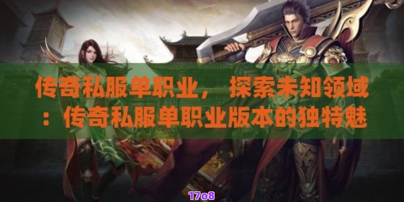 传奇私服单职业， 探索未知领域：传奇私服单职业版本的独特魅力与玩法全解析